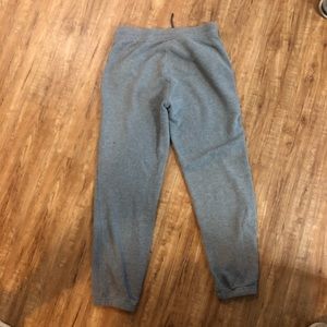 Grey Nike sweatpants